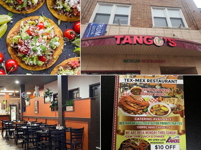 TANGO'S RESTAURANT Menu