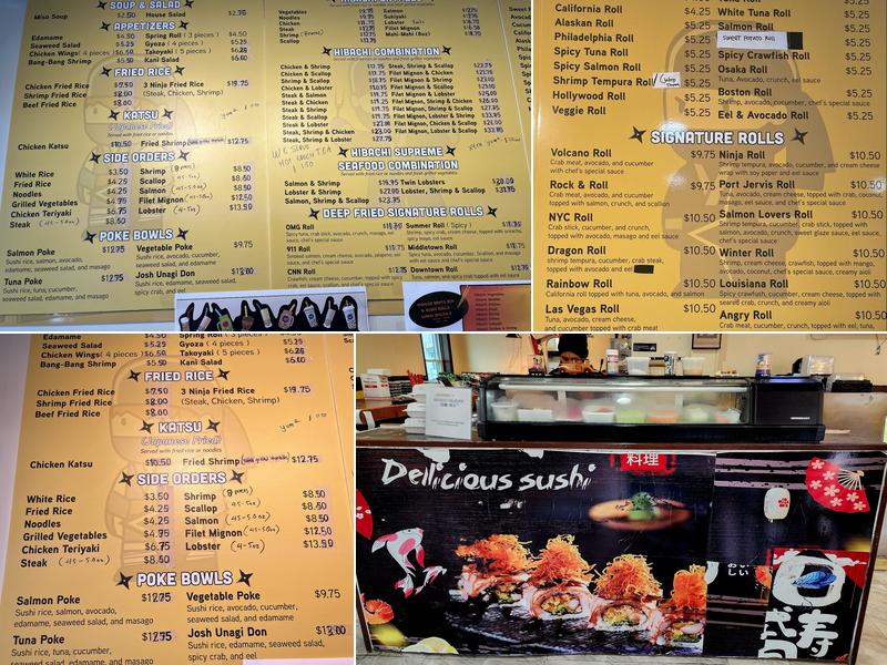3Ninja Express Menu