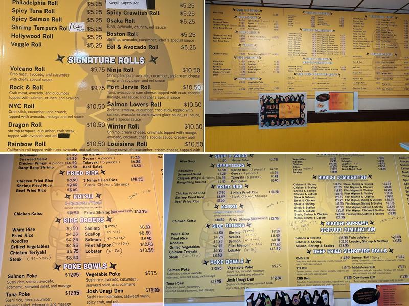 3Ninja Express Menu