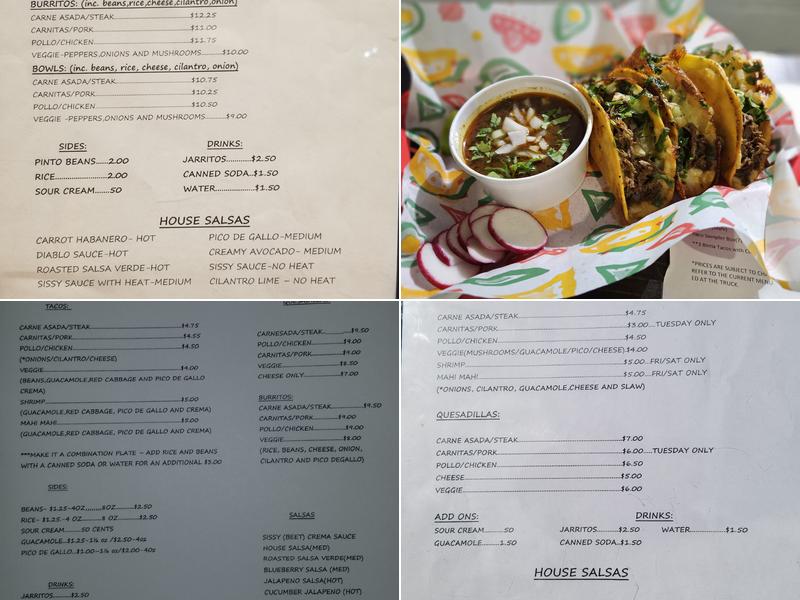 Tacos Del Pueblo Menu