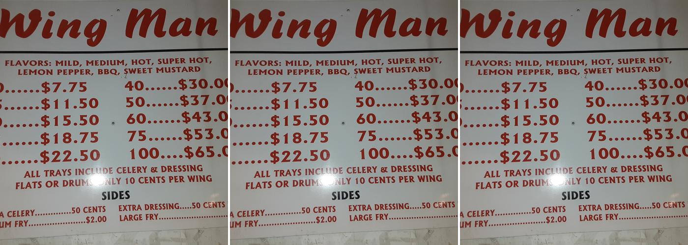 Wingman 2 Menu
