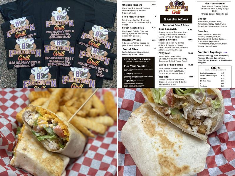 Eagletown Grill Menu