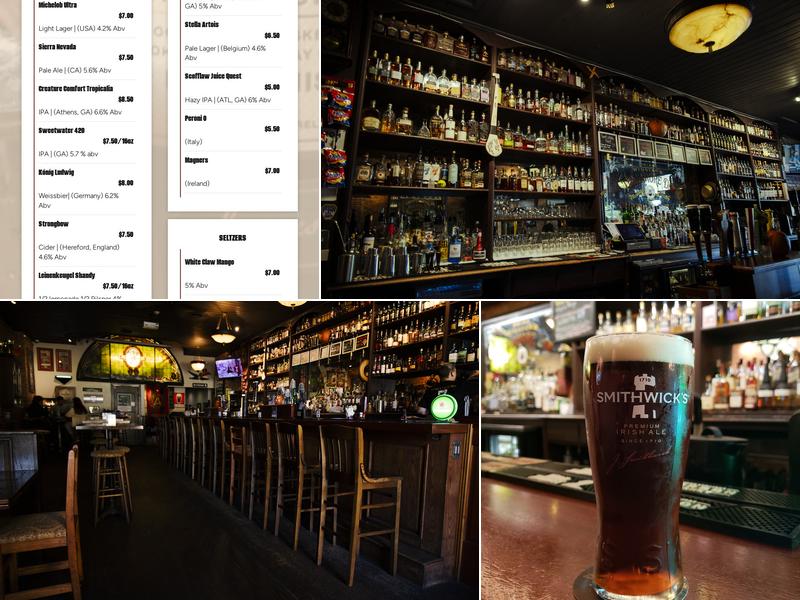 O'Sullivans Irish Pub Menu