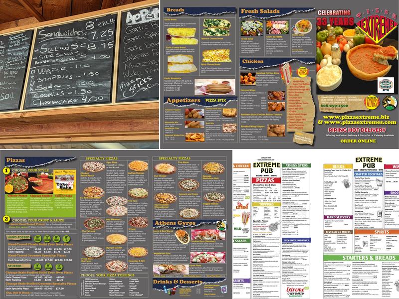 Pizza Extreme Menu