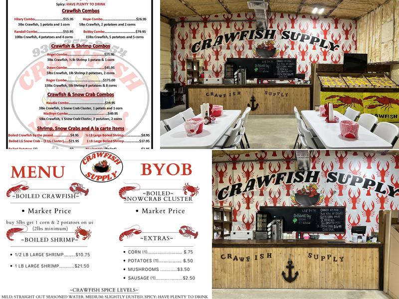Crawfish Supply Dayton Menu