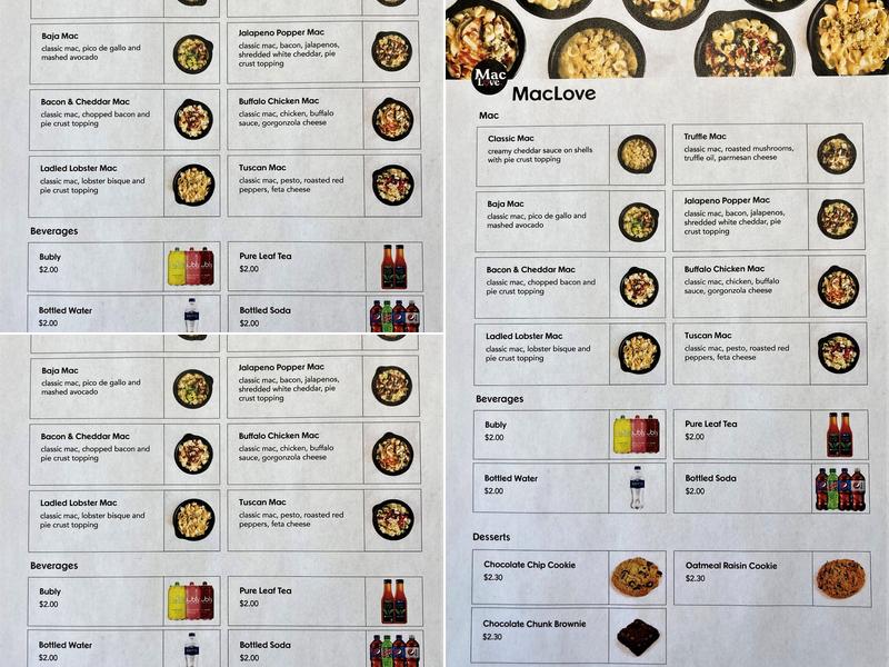 MacLove Menu