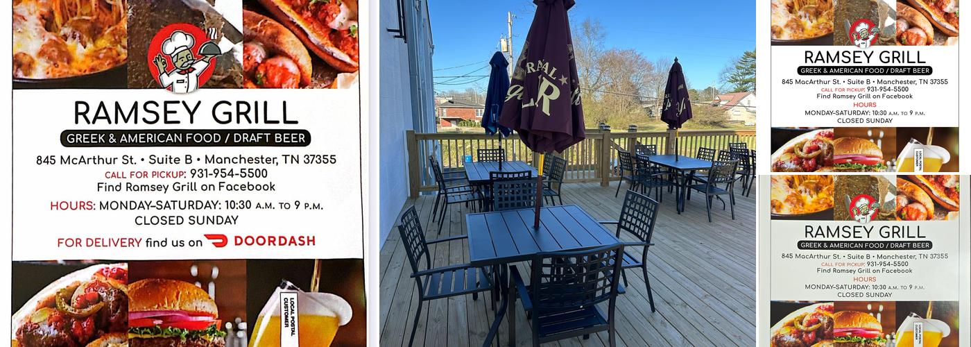 Ramsey Grill Menu