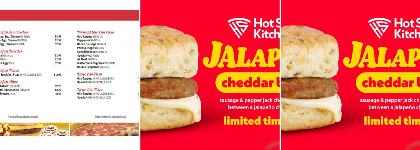 Hot Stuff Pizza Menu