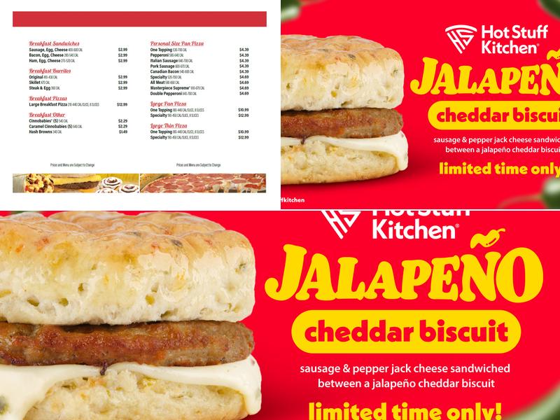 Hot Stuff Pizza Menu