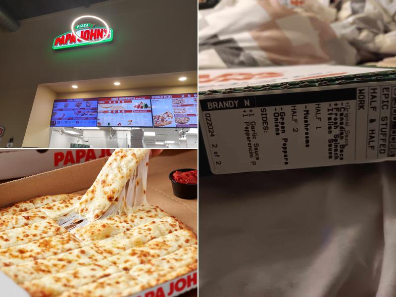 Papa Johns Pizza Menu