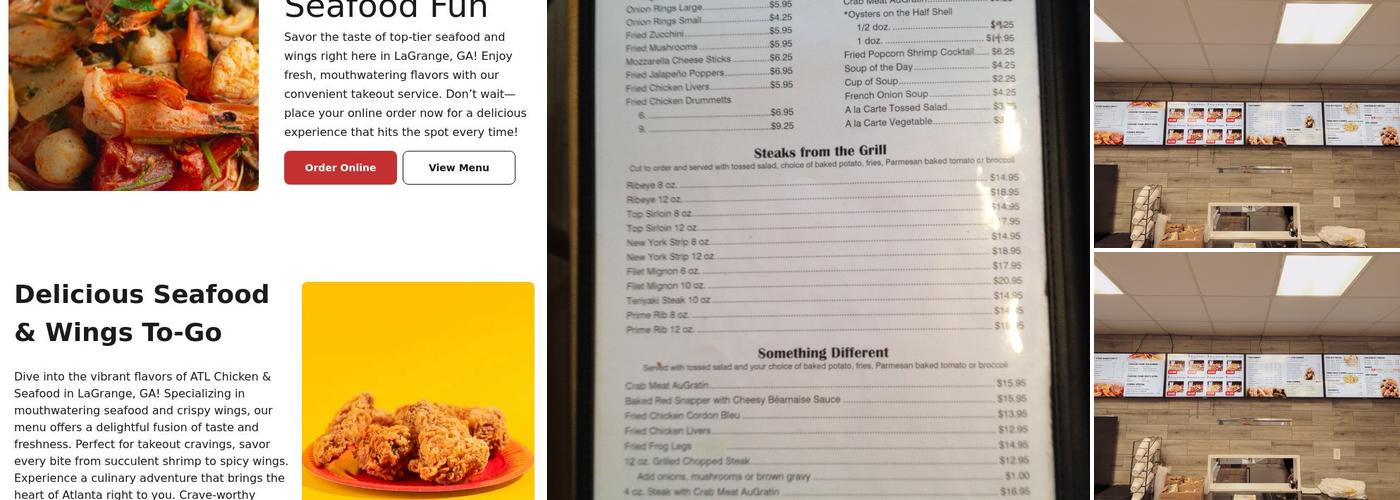 ATL CHICKEN & SEAFOOD Menu