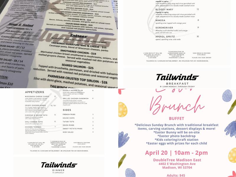 Tailwinds Menu
