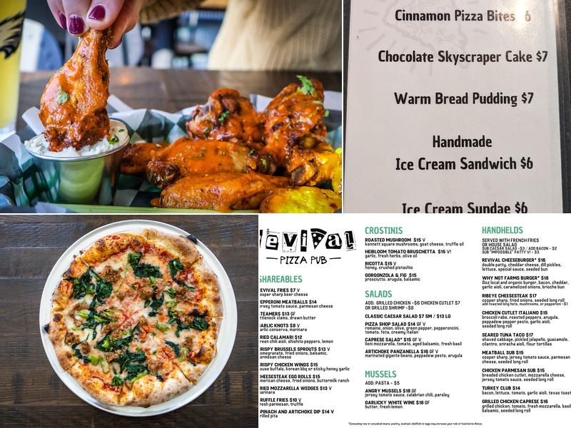 Revival Pizza Pub Menu