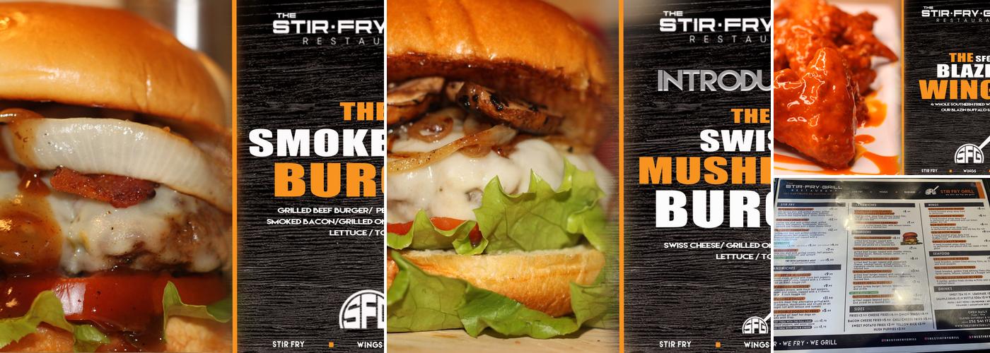 The Stir Fry Grill Menu