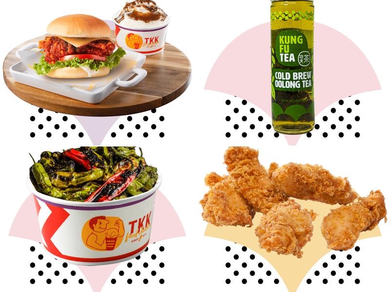 T.K.K. Fried Chicken Menu