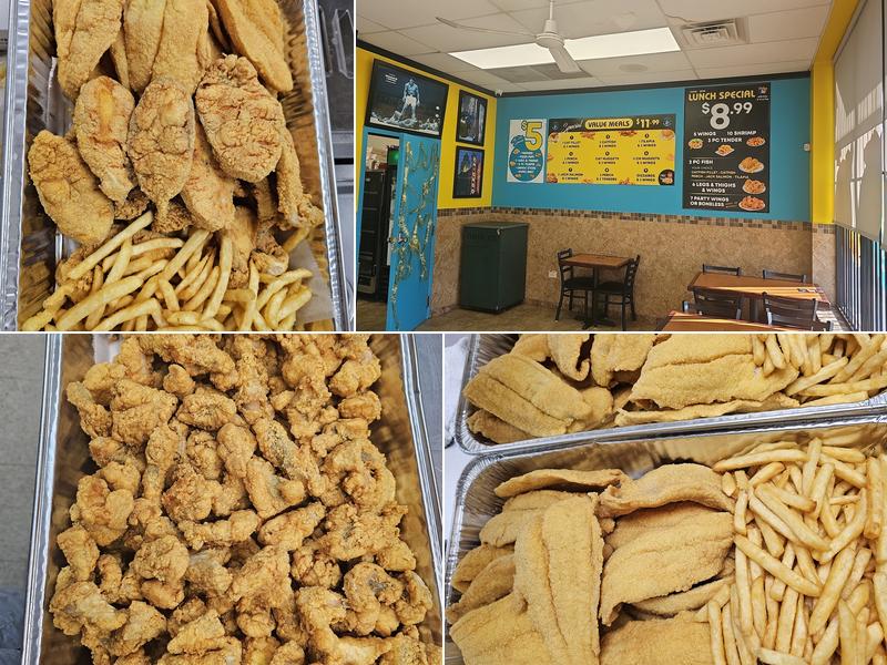 Sharks fish and chicken Menu