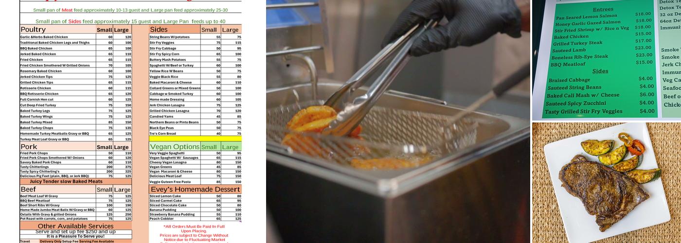 Splyt \N/ Half Kitchen (Soul Food Everyday) Menu