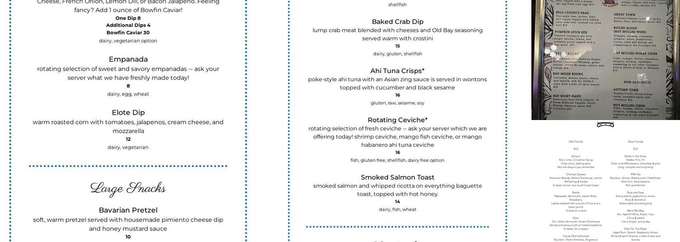 The Dandy Crown Menu