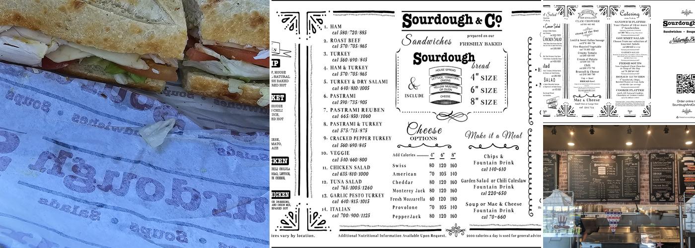 Sourdough & Co Menu