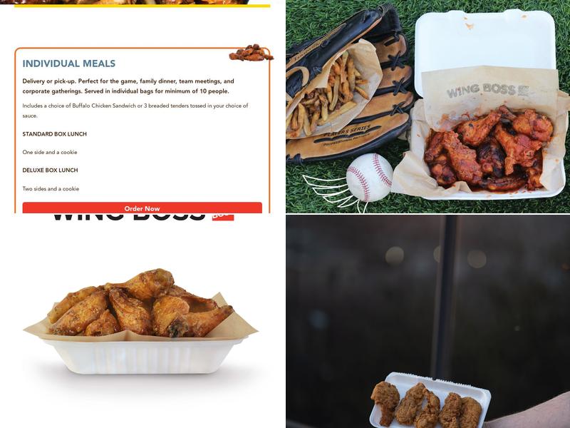 Wing Boss Menu