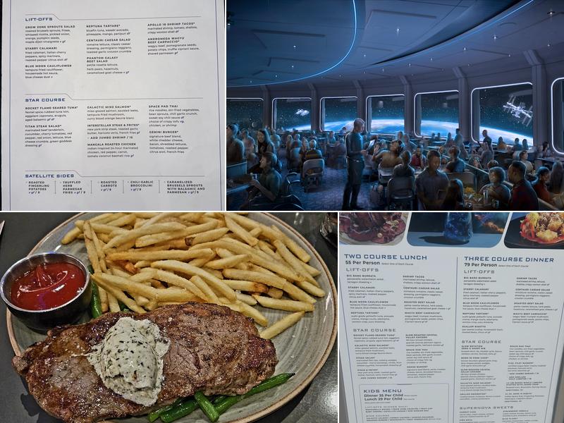 Space 220 Restaurant Menu