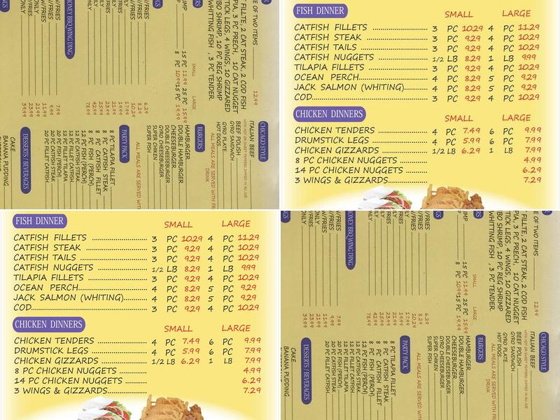 Da Catch Menu