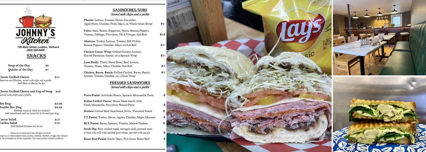 Johnny's Kitchen Menu