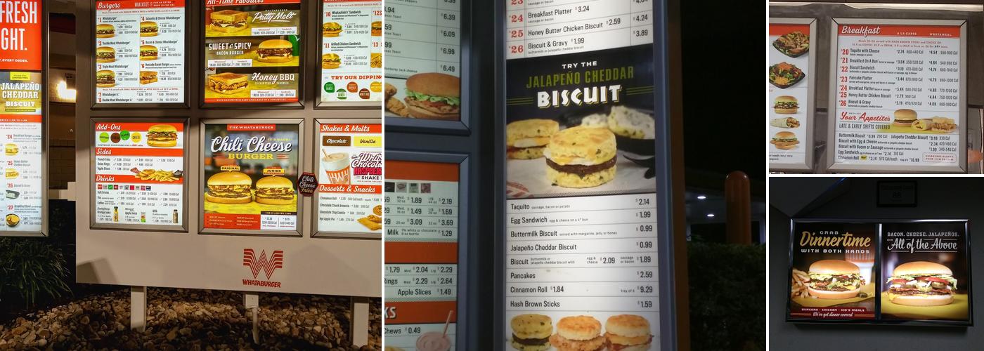 Whataburger Menu