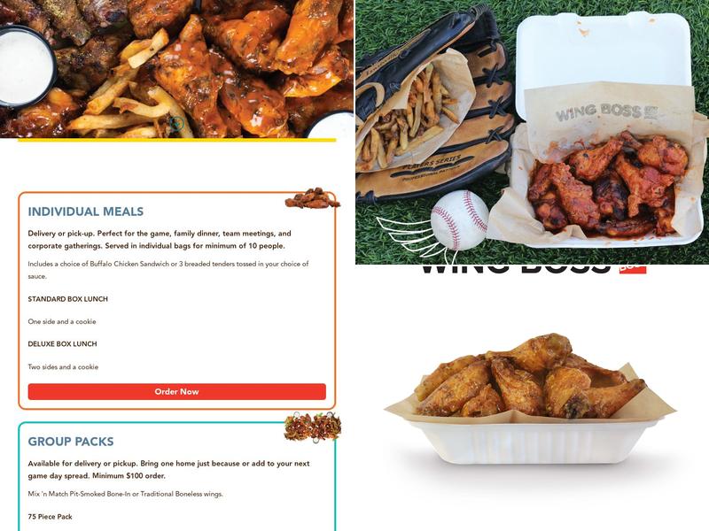 Wing Boss Menu