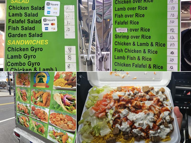 tawakal halal mobile food Menu