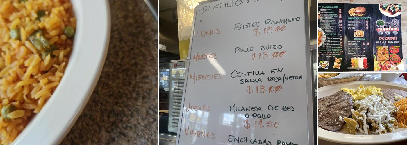 El Sauz Taqueria Menu