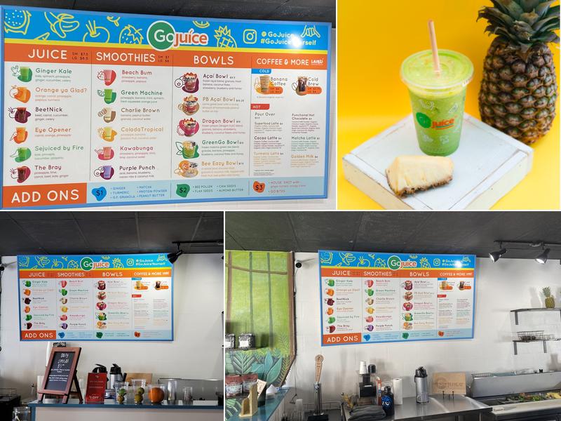 GoJuice Menu