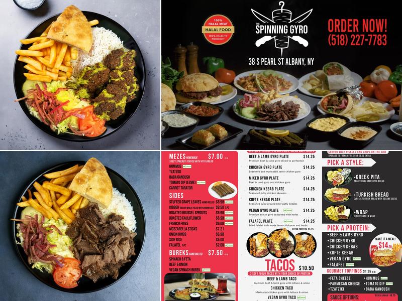 The Spinning Gyro Menu