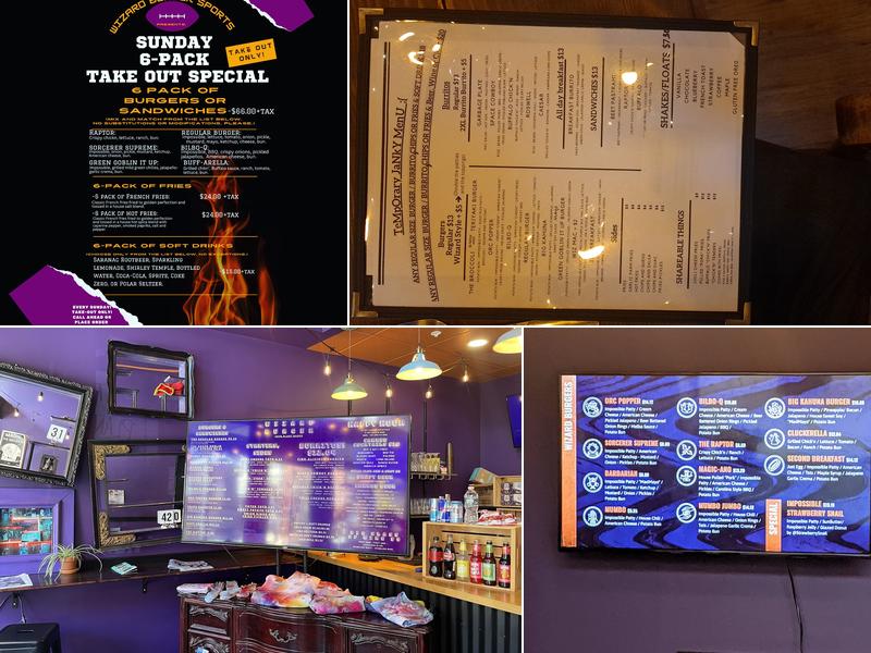 Wizard Burger Menu