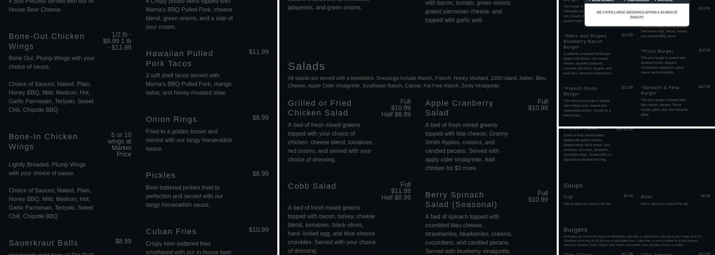 The Side Rail Menu