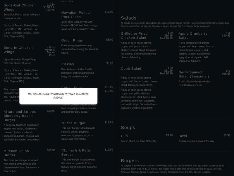 The Side Rail Menu