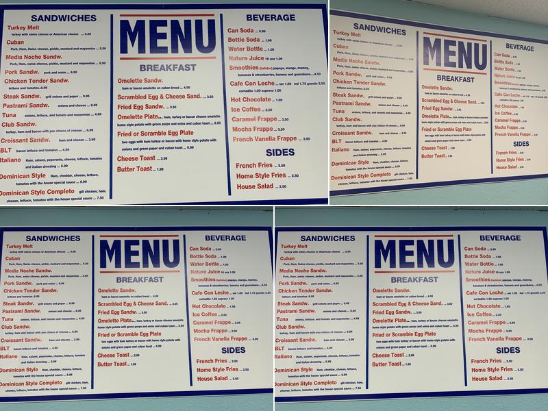 Madelyn's bakery Menu