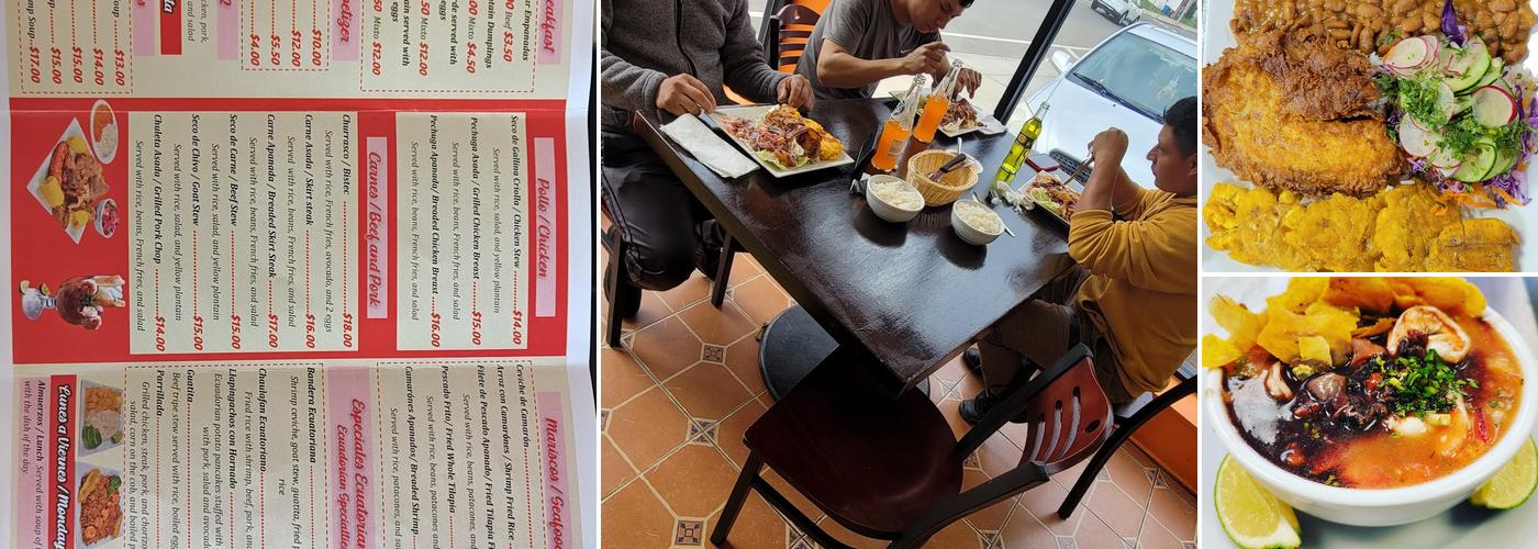 Palla Ecuadorian Flavor Menu