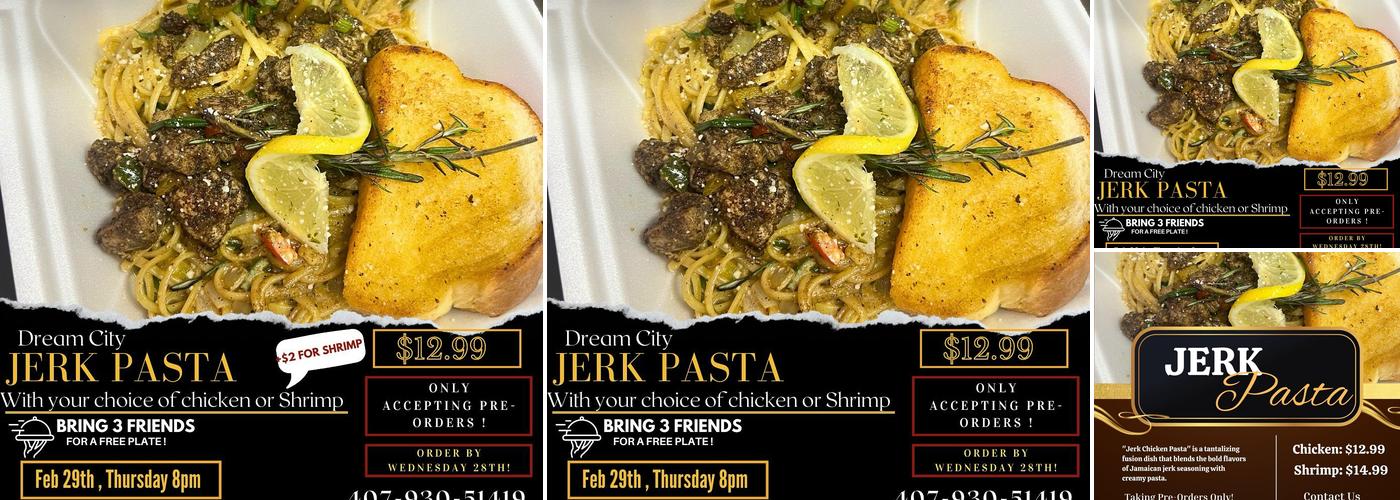 Dream Kitchen Menu