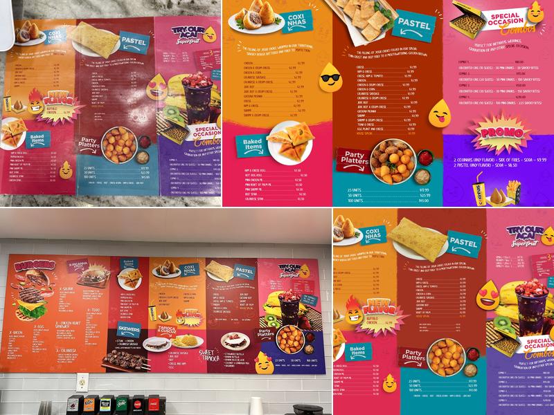 Coxinhas Bakery Menu