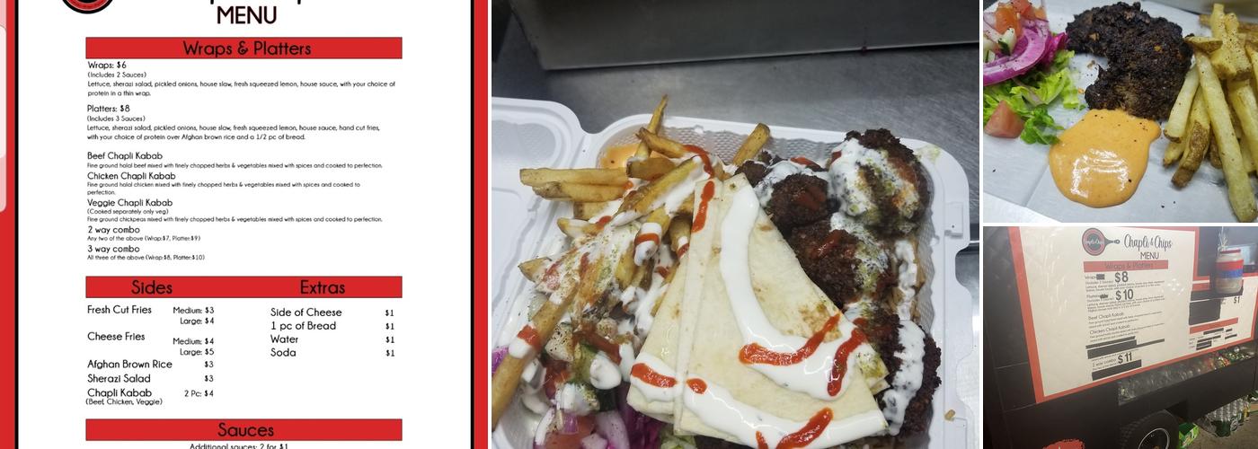 Chapli & Chips Menu