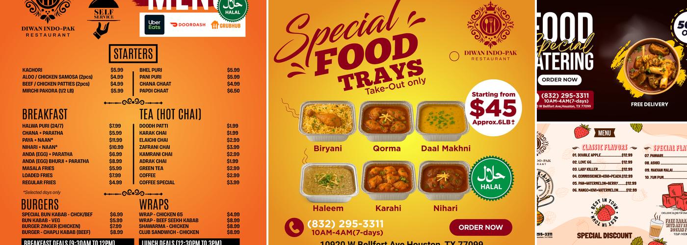 Diwan Restaurant Menu