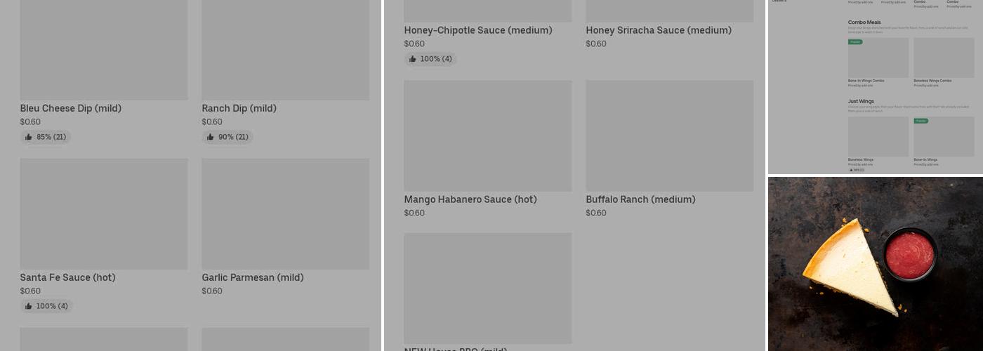 It's Just Wings Menu