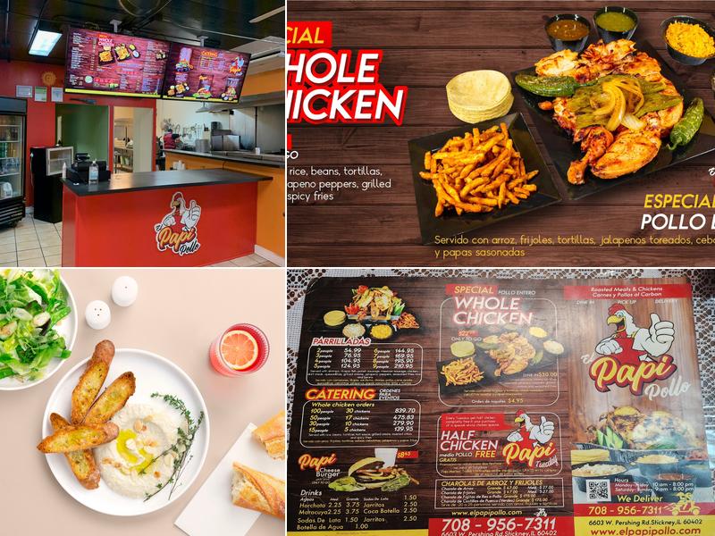 El Papi Pollo Menu