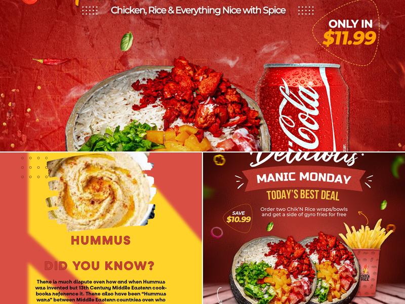 Chik’N Rice (Halal) Menu