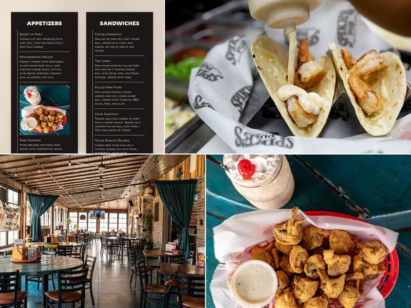 Spike's Public House Menu