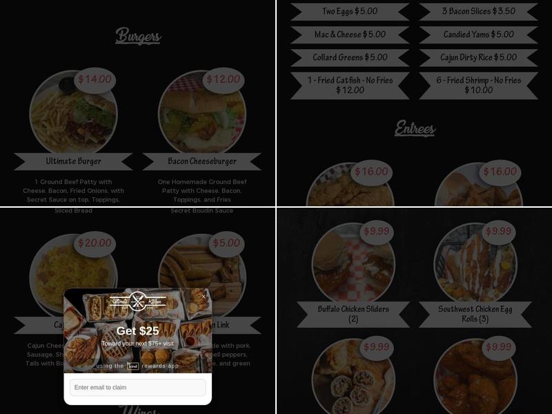 The Ultimate Kitchen Menu