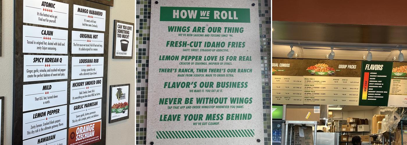 Wingstop Menu