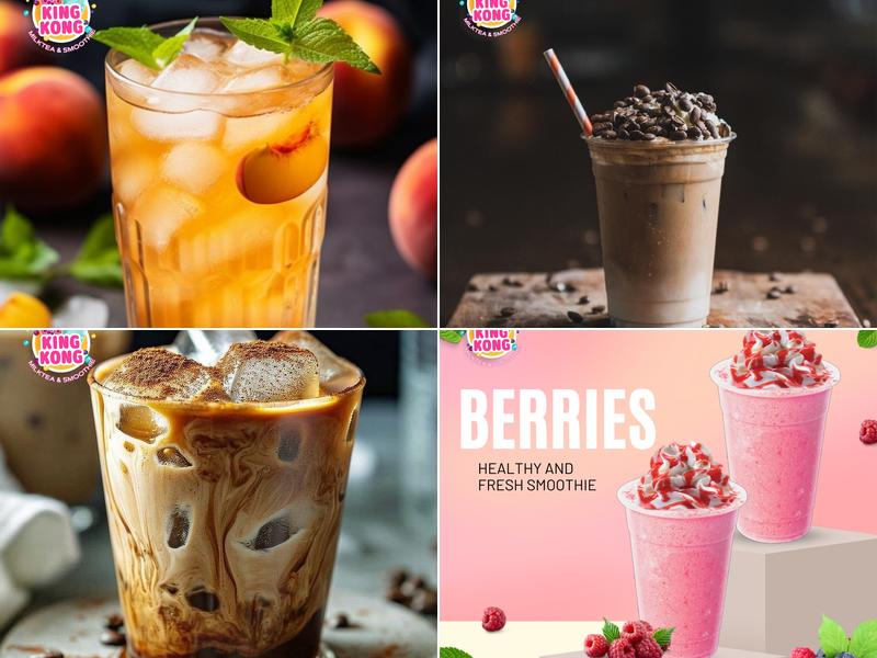 King Kong Milktea & Smoothie, Pho. Menu