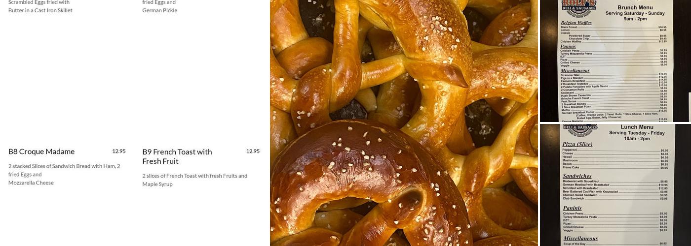 ROLF'S cafe' and Deli Menu